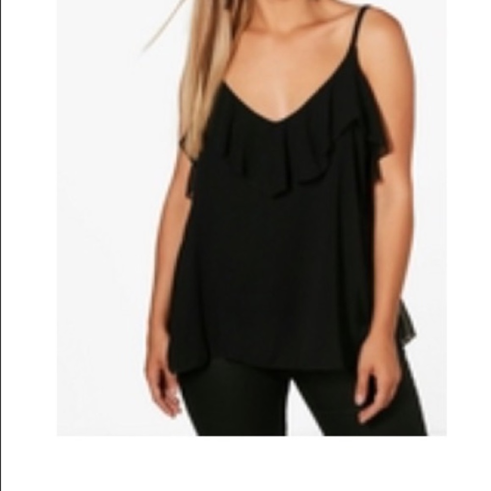 BOOHOO Ruffle Swing Cami- SEE ALL PICS